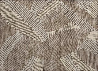 Piper Looms Chantille Floral ACN904 Chocolate Machine Washable Area Rug Scatter Main Image