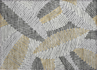 Piper Looms Chantille Floral ACN904 Gray Machine Washable Area Rug Scatter Main Image