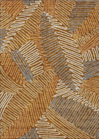 Piper Looms Chantille Floral ACN904 Paprika Machine Washable Area Rug main image