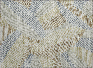 Piper Looms Chantille Floral ACN904 Taupe Machine Washable Area Rug Scatter Main Image