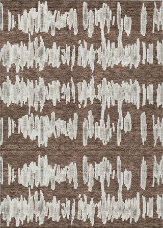 Piper Looms Chantille Stripes ACN905 Brown Machine Washable Area Rug main image