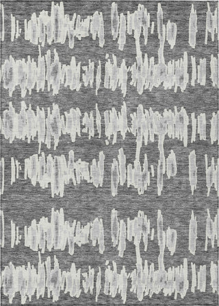 Piper Looms Chantille Stripes ACN905 Gray Machine Washable Area Rug main image