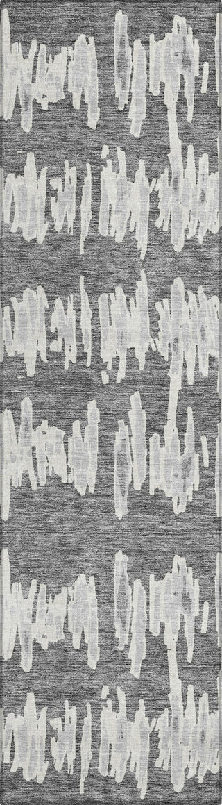 Piper Looms Chantille Stripes ACN905 Gray Machine Washable Area Rug Runner Main Image
