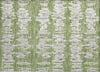 Piper Looms Chantille Stripes ACN905 Green Machine Washable Area Rug Scatter Main Image