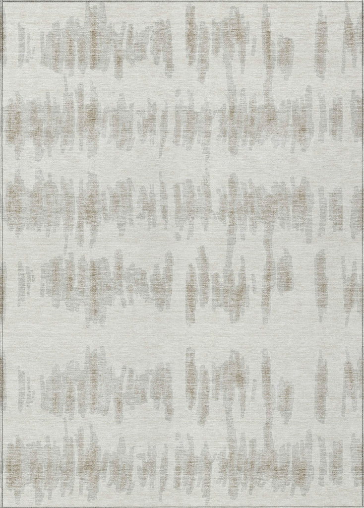 Piper Looms Chantille Stripes ACN905 Ivory Machine Washable Area Rug main image
