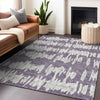 Piper Looms Chantille Stripes ACN905 Purple Machine Washable Area Rug Lifestyle Image Feature