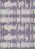 Piper Looms Chantille Stripes ACN905 Purple Machine Washable Area Rug main image