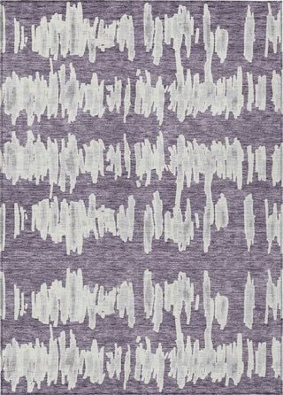 Piper Looms Chantille Stripes ACN905 Purple Machine Washable Area Rug main image