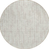 Piper Looms Chantille Arrows ACN906 Beige Machine Washable Area Rug Round Main Image