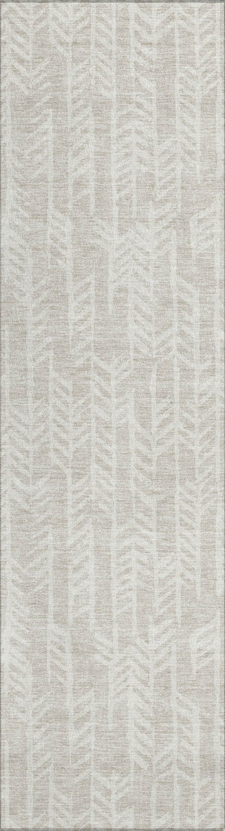 Piper Looms Chantille Arrows ACN906 Beige Machine Washable Area Rug Runner Main Image