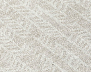 Piper Looms Chantille Arrows ACN906 Beige Machine Washable Area Rug Swatch Image