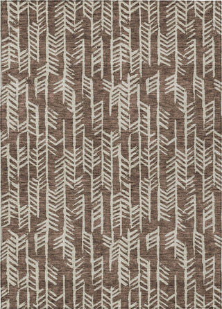 Piper Looms Chantille Arrows ACN906 Brown Machine Washable Area Rug main image
