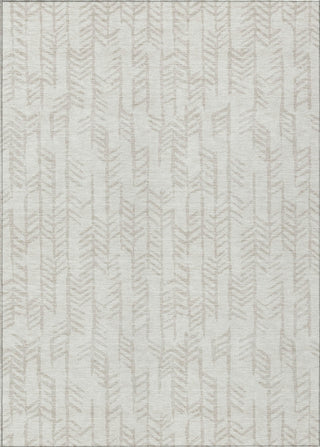 Piper Looms Chantille Arrows ACN906 Ivory Machine Washable Area Rug main image