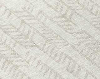 Piper Looms Chantille Arrows ACN906 Ivory Machine Washable Area Rug Swatch Image
