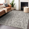 Piper Looms Chantille Arrows ACN906 Taupe Machine Washable Area Rug Lifestyle Image Feature