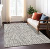Piper Looms Chantille Arrows ACN906 Taupe Machine Washable Area Rug Lifestyle Image Feature