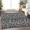 Piper Looms Chantille Southwest ACN907 Black Machine Washable Area Rug Lifestyle Image Feature