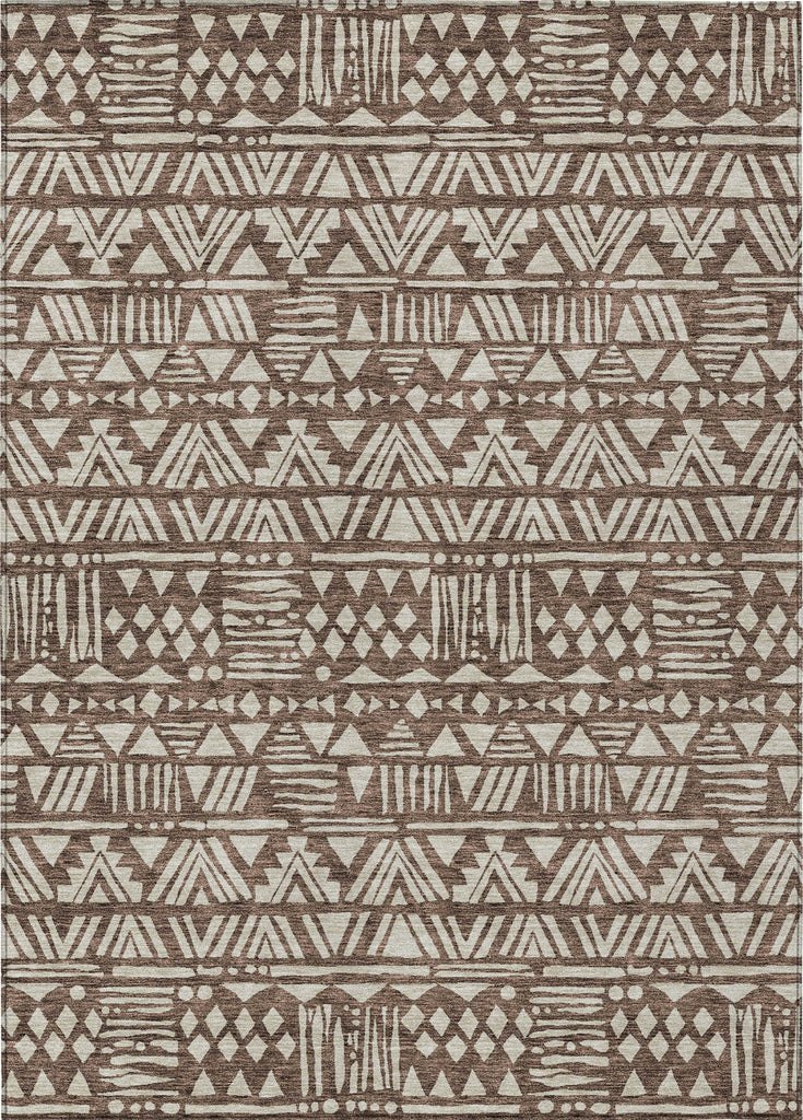 Piper Looms Chantille Southwest ACN907 Brown Machine Washable Area Rug main image