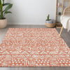 Piper Looms Chantille Southwest ACN907 Coral Machine Washable Area Rug Lifestyle Image Feature