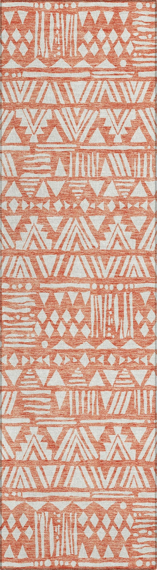 Piper Looms Chantille Southwest ACN907 Coral Machine Washable Area Rug Runner Main Image
