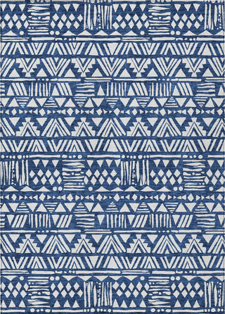 Piper Looms Chantille Southwest ACN907 Navy Machine Washable Area Rug main image