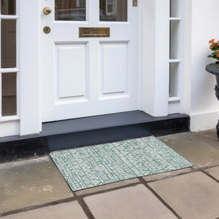 Piper Looms Chantille Southwest ACN907 Sage Machine Washable Area Rug Scatter Outdoor Lifestyle Image Feature