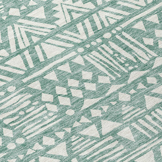 Piper Looms Chantille Southwest ACN907 Sage Machine Washable Area Rug Swatch Image