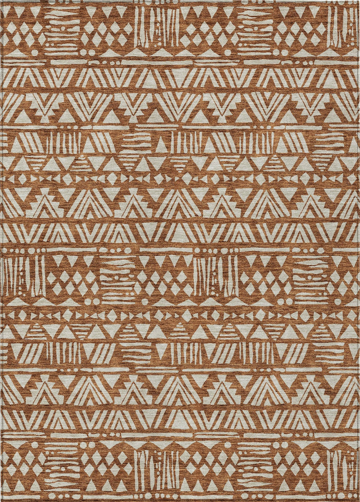 Piper Looms Chantille Southwest ACN907 Terracotta Machine Washable Area Rug main image