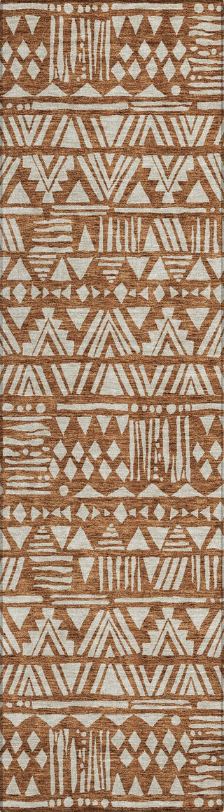 Piper Looms Chantille Southwest ACN907 Terracotta Machine Washable Area Rug Runner Main Image