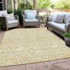 Piper Looms Chantille Southwest ACN907 Wheat Machine Washable Area Rug Outdoor Lifestyle Image Feature