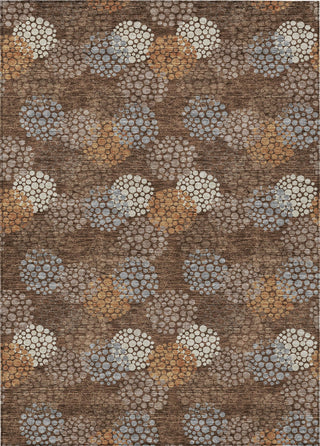 Piper Looms Chantille Circles ACN908 Fudge Machine Washable Area Rug main image