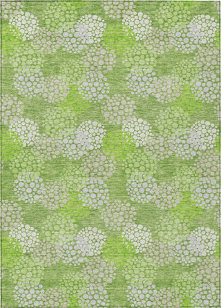 Piper Looms Chantille Circles ACN908 Green Machine Washable Area Rug main image