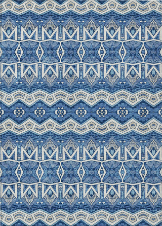Piper Looms Chantille Moroccan ACN909 Blue Machine Washable Area Rug main image