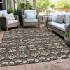 Piper Looms Chantille Moroccan ACN909 Brown Machine Washable Area Rug Outdoor Lifestyle Image Feature