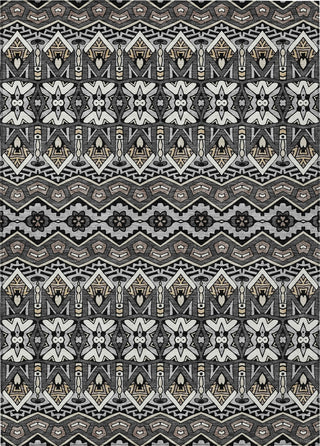 Piper Looms Chantille Moroccan ACN909 Charcoal Machine Washable Area Rug main image