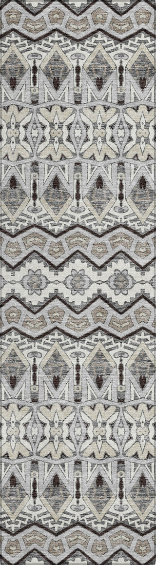 Piper Looms Chantille Moroccan ACN909 Gray Machine Washable Area Rug Runner Main Image