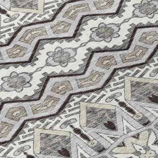 Piper Looms Chantille Moroccan ACN909 Gray Machine Washable Area Rug Swatch Image