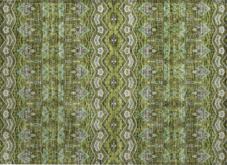 Piper Looms Chantille Moroccan ACN909 Olive Machine Washable Area Rug Scatter Main Image