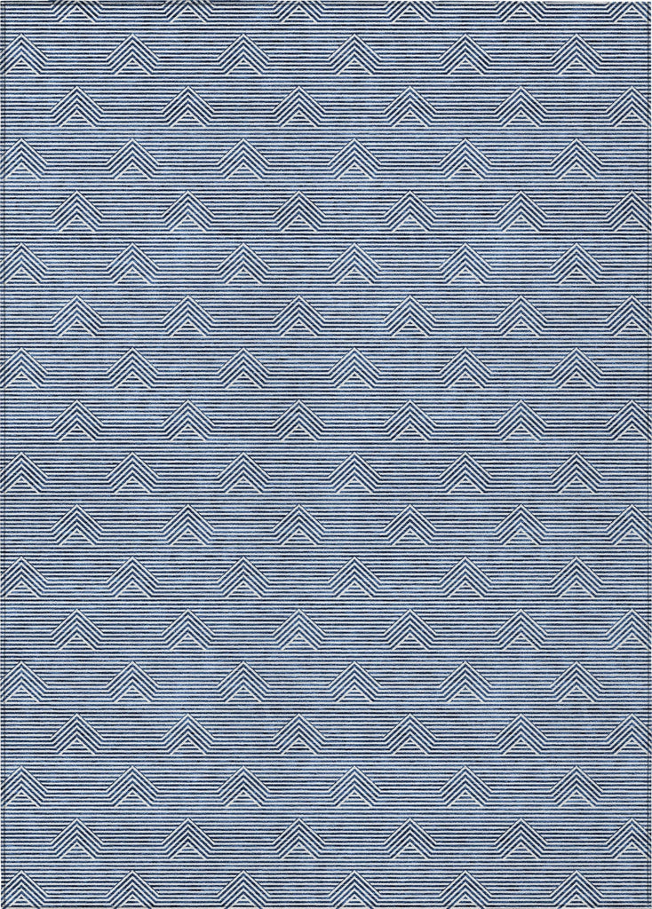 Piper Looms Chantille Arrows ACN910 Blue Machine Washable Area Rug main image