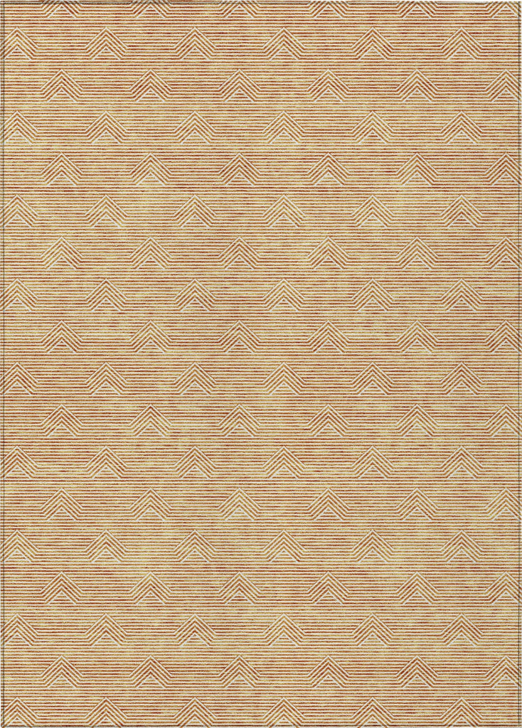 Piper Looms Chantille Arrows ACN910 Orange Machine Washable Area Rug main image