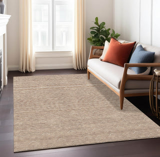 Piper Looms Chantille Arrows ACN910 Paprika Machine Washable Area Rug Lifestyle Image Feature