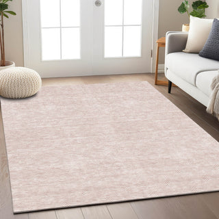Piper Looms Chantille Arrows ACN910 Pink Machine Washable Area Rug Lifestyle Image Feature