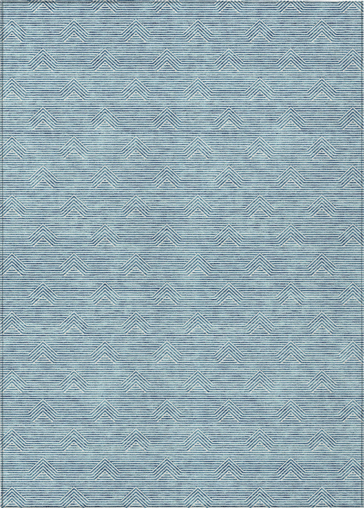 Piper Looms Chantille Arrows ACN910 Teal Machine Washable Area Rug main image