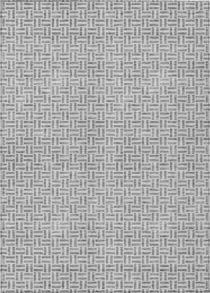 Piper Looms Chantille Geometric ACN911 Gray Machine Washable Area Rug main image