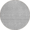 Piper Looms Chantille Geometric ACN911 Gray Machine Washable Area Rug Round Main Image