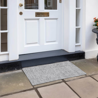 Piper Looms Chantille Geometric ACN911 Gray Machine Washable Area Rug Scatter Outdoor Lifestyle Image Feature
