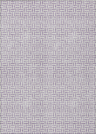 Piper Looms Chantille Geometric ACN911 Lavender Machine Washable Area Rug main image