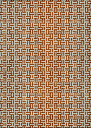 Piper Looms Chantille Geometric ACN911 Paprika Machine Washable Area Rug main image