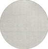 Piper Looms Chantille Geometric ACN911 Taupe Machine Washable Area Rug Round Main Image