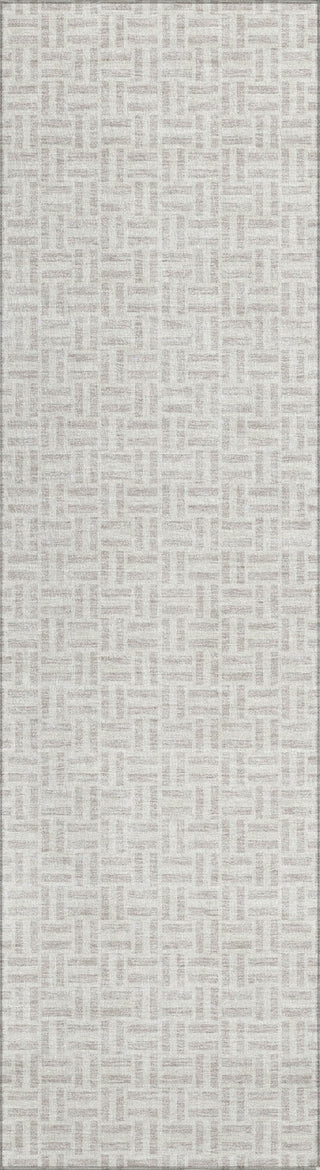 Piper Looms Chantille Geometric ACN911 Taupe Machine Washable Area Rug Runner Main Image